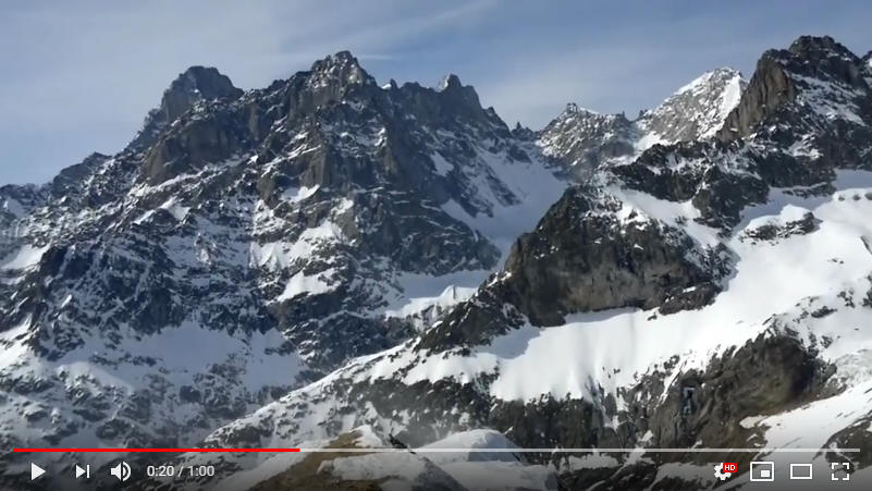 Tête de Ferret, randonnée à ski depuis les Granges en dessus de la